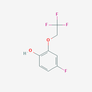 4-Fluoro-2-(2,2,2-trifluoroethoxy)phenol