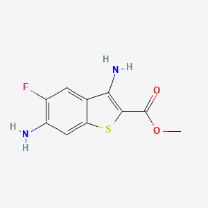 Methyl 3,6-diamino-5-fluorobenzo[b]thiophene-2-carboxylate