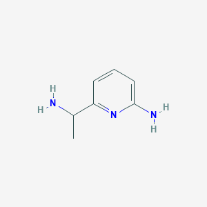 6-(1-Aminoethyl)pyridin-2-amine