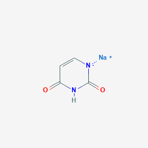 molecular formula C4H3N2NaO2 B12843320 Uracil sodium salt 