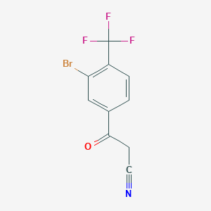 3-Bromo-4-(trifluoromethyl)benzoylacetonitrile