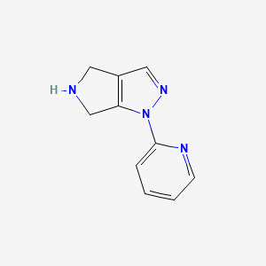 1-(Pyridin-2-yl)-1,4,5,6-tetrahydropyrrolo[3,4-c]pyrazole