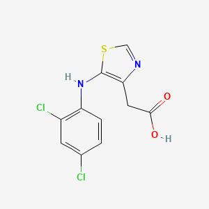 2-(2,4-Dichlorophenylamino-3,5-thiazolyl)acetic acid