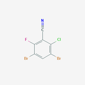 6-Chloro-3,5-dibromo-2-fluorobenzonitrile