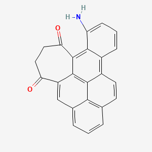 13-Aminohexacyclo[18.3.1.05,23.08,22.09,14.015,21]tetracosa-1,3,5(23),6,8,10,12,14,20(24),21-decaene-16,19-dione