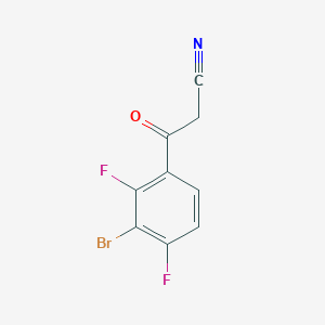 3-Bromo-2,4-difluorobenzoylacetonitrile