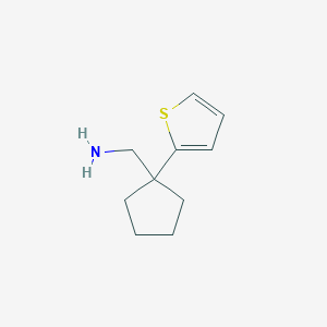 molecular formula C10H15NS B1284350 [1-(噻吩-2-基)环戊基]甲胺 CAS No. 75180-54-0