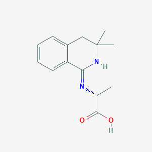 molecular formula C14H18N2O2 B12843512 (3,3-Dimethyl-3,4-dihydroisoquinolin-1-yl)-D-alanine 