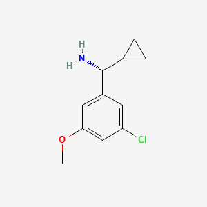 (R)-(3-chloro-5-methoxyphenyl)(cyclopropyl)methanamine