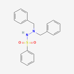 molecular formula C20H20N2O2S B12843526 N',N'-dibenzylbenzenesulfonohydrazide 