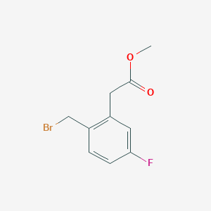 Methyl 2-(bromomethyl)-5-fluorophenylacetate