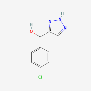 (4-Chlorophenyl)(1H-1,2,3-triazol-4-yl)methanol