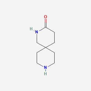 molecular formula C9H16N2O B12843571 2,9-Diazaspiro[5.5]undecan-3-one 