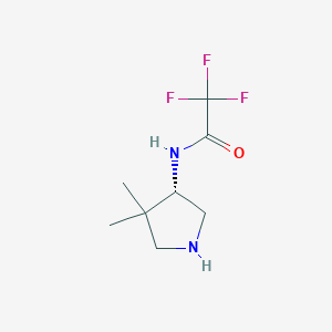 (S)-N-(4,4-dimethylpyrrolidin-3-yl)-2,2,2-trifluoroacetamide