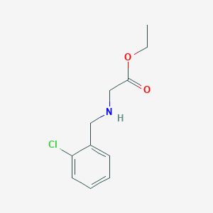 molecular formula C11H14ClNO2 B12843602 N-[(2-Chlorophenyl)methyl]glycine ethyl ester 