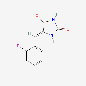 5-[1-(2-Fluoro-phenyl)-meth-(Z)-ylidene]-imidazolidine-2,4-dione