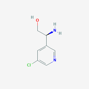 (S)-2-Amino-2-(5-chloropyridin-3-yl)ethan-1-ol