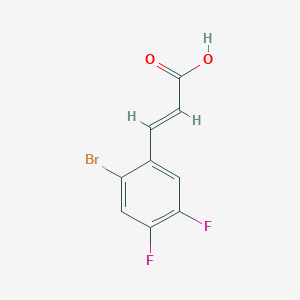 2-Bromo-4,5-difluorocinnamic acid