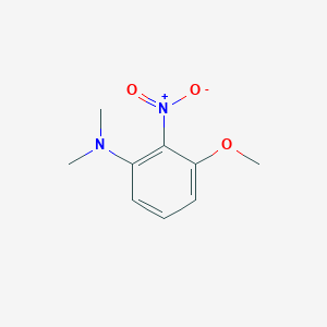 molecular formula C9H12N2O3 B12843695 3-methoxy-N,N-dimethyl-2-nitroaniline 