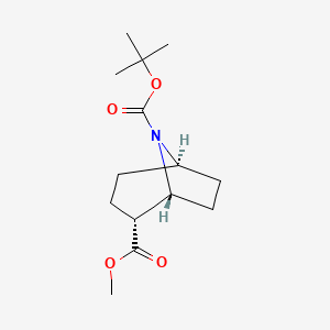 O8-tert-Butyl O2-methyl rel-(1R,2R,5R)-8-azabicyclo[3.2.1]octane-2,8-dicarboxylate