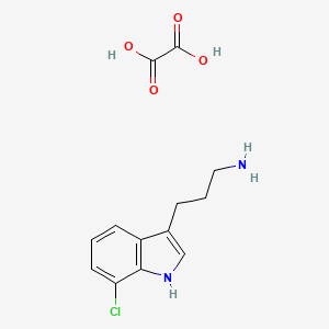 3-(7-chloro-1H-indol-3-yl)propylamine oxalate