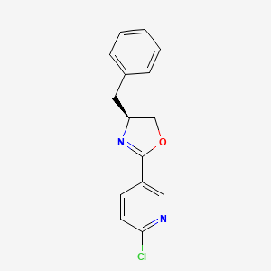 (S)-4-Benzyl-2-(6-chloropyridin-3-yl)-4,5-dihydrooxazole