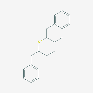 molecular formula C20H26S B12843712 2-(1-Phenylbutan-2-ylsulfanyl)butylbenzene 