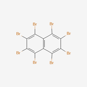 molecular formula C10Br8 B12843781 Octabromonaphthalene CAS No. 22245-33-6