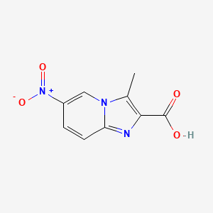 3-Methyl-6-nitroimidazo[1,2-a]pyridine-2-carboxylic acid