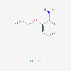 molecular formula C9H12ClNO B1284379 2-(Allyloxy)aniline hydrochloride CAS No. 366020-27-1