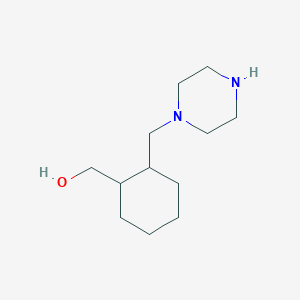 [2-(1-Piperazinylmethyl)cyclohexyl]methanol