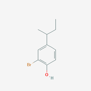 molecular formula C10H13BrO B1284384 2-溴-4-(仲丁基)苯酚 CAS No. 63762-55-0