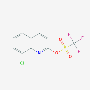 8-Chloroquinolin-2-yl trifluoromethanesulfonate