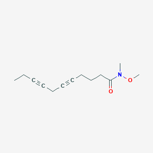 N-methoxy-N-methylundeca-5,8-diynamide