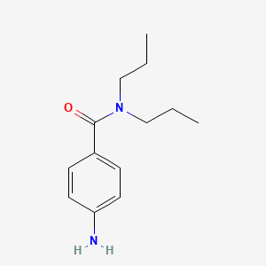 molecular formula C13H20N2O B1284389 4-amino-N,N-dipropylbenzamide CAS No. 79868-19-2