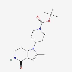 1-Boc-4-(2-methyl-4-oxo-4,5,6,7-tetrahydro-1H-pyrrolo[3,2-C]pyridin-1-YL)piperidine