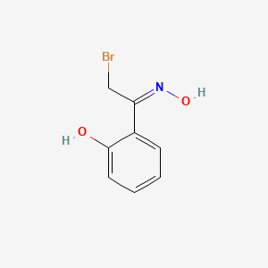 2-[(E)-C-(bromomethyl)-N-hydroxycarbonimidoyl]phenol