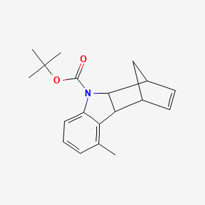 tert-Butyl 5-methyl-1,4,4a,9a-tetrahydro-9H-1,4-methanocarbazole-9-carboxylate