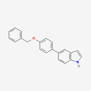 5-[4-(Benzyloxy)phenyl]-1H-indole