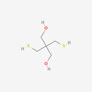 molecular formula C5H12O2S2 B12843927 2,2-Bis(sulfanylmethyl)propane-1,3-diol CAS No. 19333-66-5