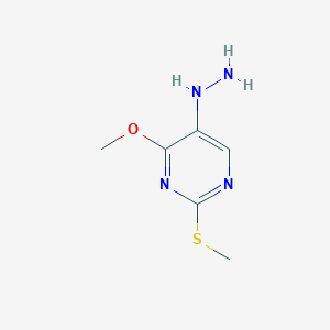 5-hydrazinyl-4-methoxy-2-(methylthio)Pyrimidine