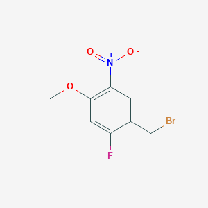 molecular formula C8H7BrFNO3 B12843959 2-Fluoro-4-methoxy-5-nitrobenzyl bromide 