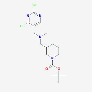 tert-Butyl 3-((((2,4-dichloropyrimidin-5-yl)methyl)(methyl)amino)methyl)piperidine-1-carboxylate