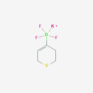 molecular formula C5H7BF3KS B12843974 Potassium (3,6-dihydro-2H-thiopyran-4-yl)trifluoroborate 