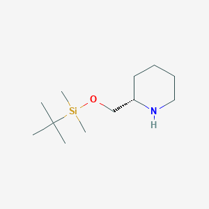 (S)-2-(((tert-butyldimethylsilyl)oxy)methyl)piperidine