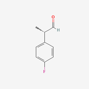 molecular formula C9H9FO B12844028 (S)-2-(4-Fluorophenyl)propanal 