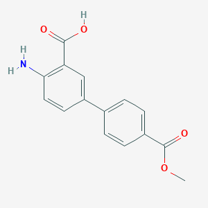 4-Amino-4'-(methoxycarbonyl)[1,1'-biphenyl]-3-carboxylic acid