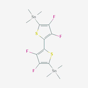 (Perfluoro-[2,2'-bithiophene]-5,5'-diyl)bis(trimethylstannane)