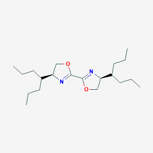 (4S,4'S)-4,4'-Di(heptan-4-yl)-4,4',5,5'-tetrahydro-2,2'-bioxazole