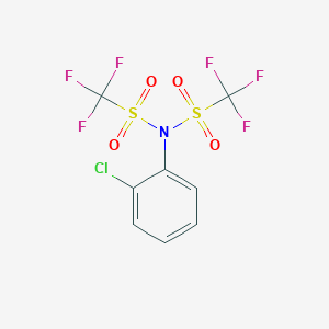 N-(2-Chlorophenyl)-1,1,1-trifluoro-N-((trifluoromethyl)sulfonyl)methanesulfonamide